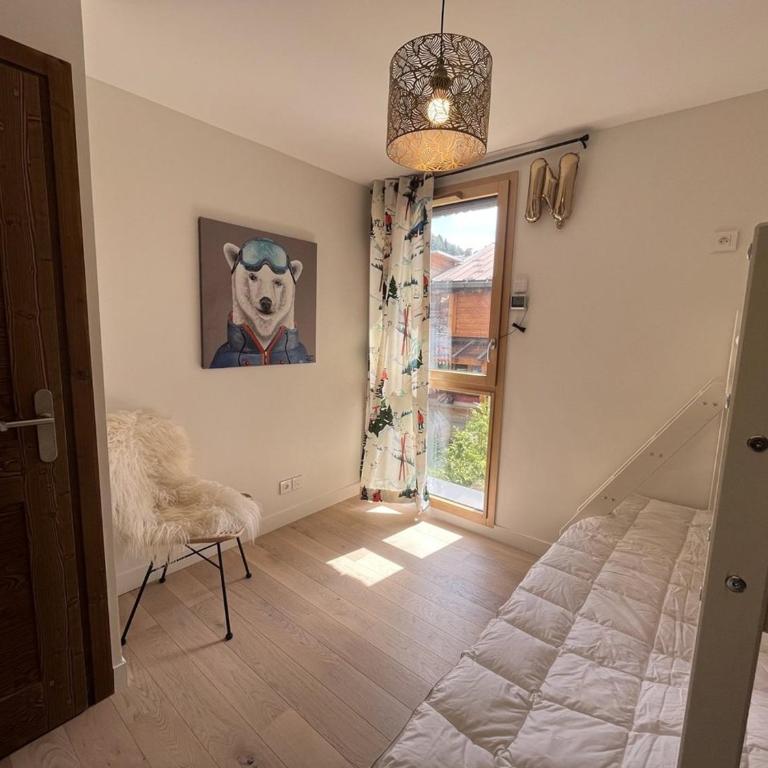 Superbe appart 3P au pied des pistes, parking couvert, terrasse, WiFi - Les Carroz - FR-1-572-288 - Apartment - 4
