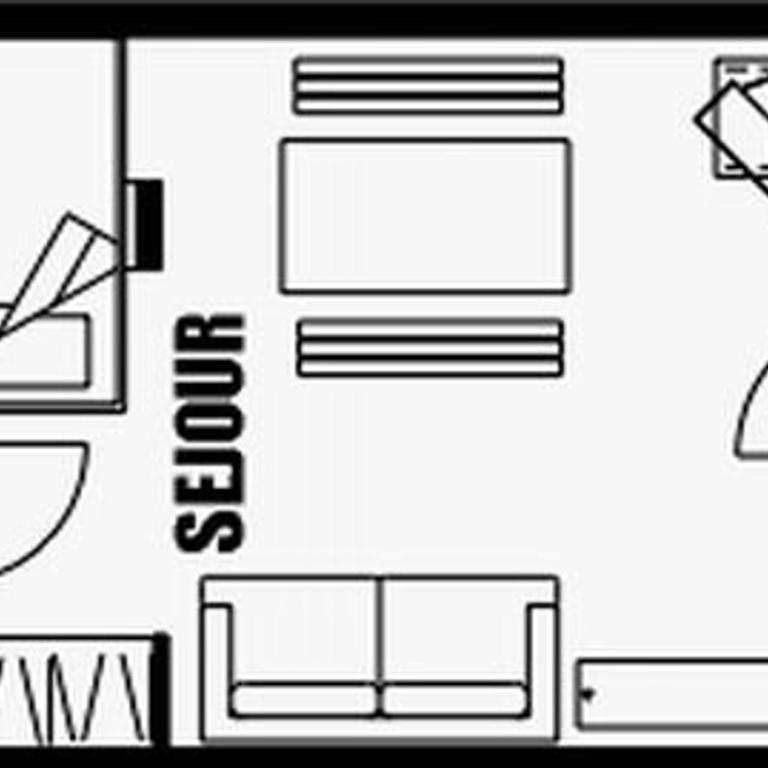 Studio 4 pers. avec lave-linge, balcon et accès direct aux pistes - Proche centre des Carroz - FR-1-572-176 - Studio - 4