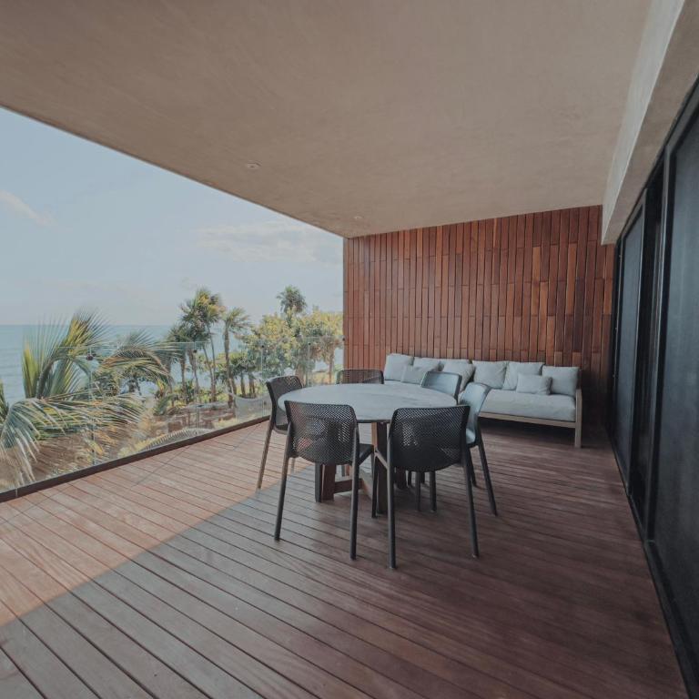 BT Homes - Tulum - Apartamentos modernos con elegancia y serenidad frente al mar - Apartamento con 3 dormitorios - Frente al océano - 7