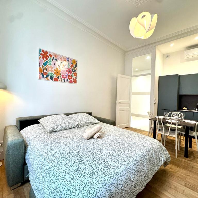 Le Porte de France, 6 pers, 300 m gare, Climatisation - Two-Bedroom Apartment - 15