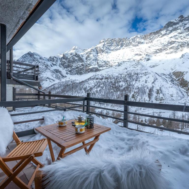 Cervino DreamView- 3 minuti a piedi dalle piste da scii - Parcheggio gratuito - Appartamento con 1 Camera da Letto - 40