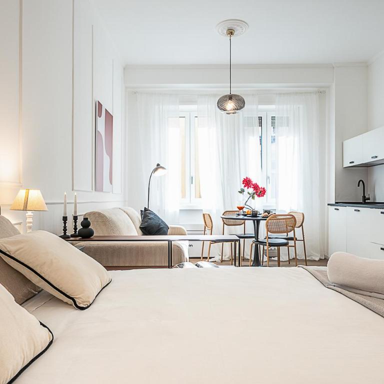 Museo Egizio - All White Chic Studio - GrandMaison - Appartamento Premier con 1 Camera da Letto - 2