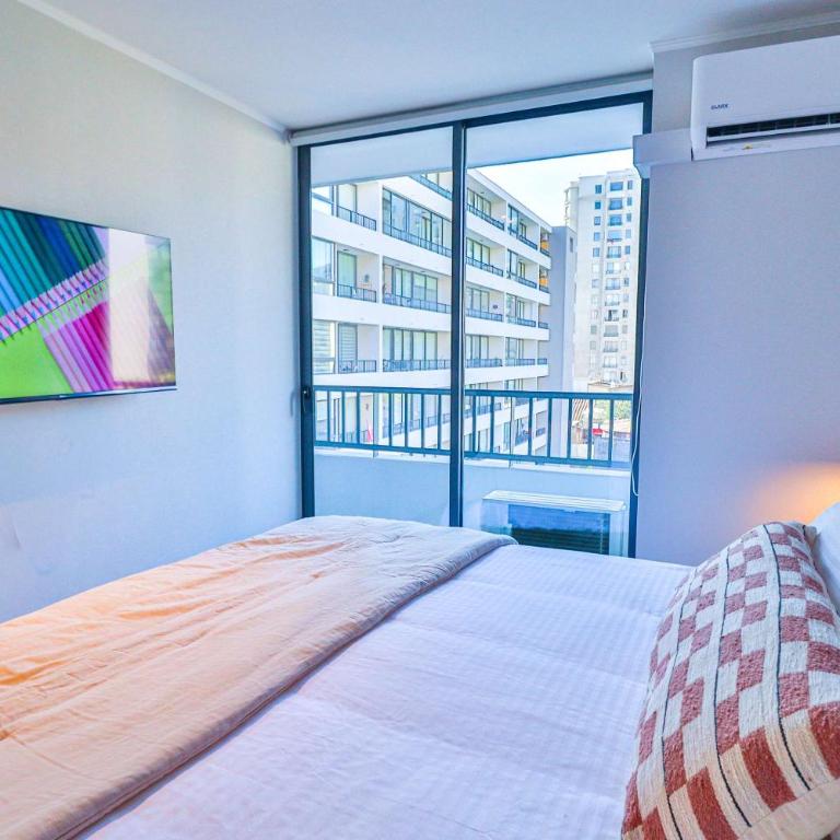 HOM l 2D2B, Wifi, AA, A pasos de universidades, centros de salud y los principales atractivos del centro de Santiago - Apartment - 3