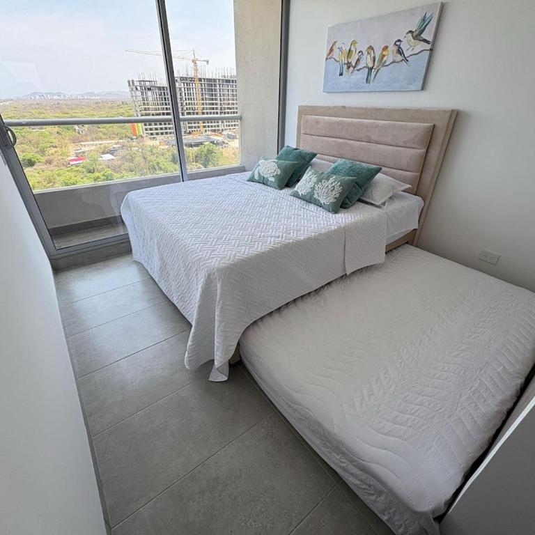 Apartasuite x4 Playa Piscina Jacuzzi Zona Decameron Santa Marta - One-Bedroom Apartment - 10