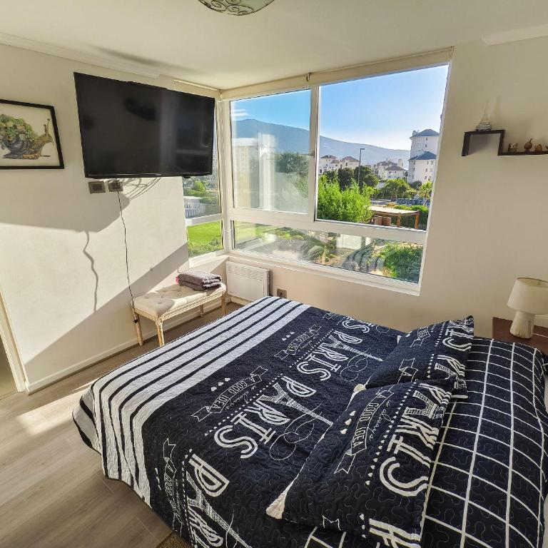 Hermoso y acogedor depto. cerca de la playa para 6 - Apartment with Pool View - 22