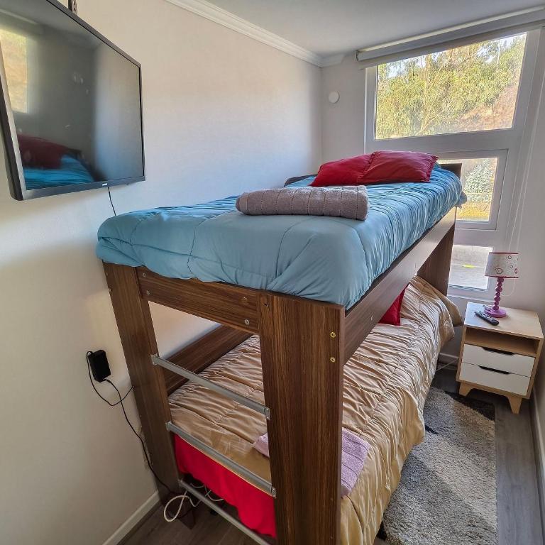 Hermoso y acogedor depto. cerca de la playa para 6 - Apartment with Pool View - 25