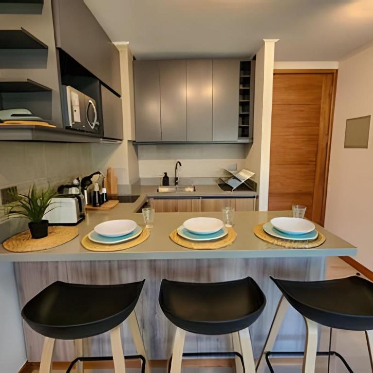 Moderno Edifício Frente al Lago - Apartamento Estudio - 1 cama doble - 15