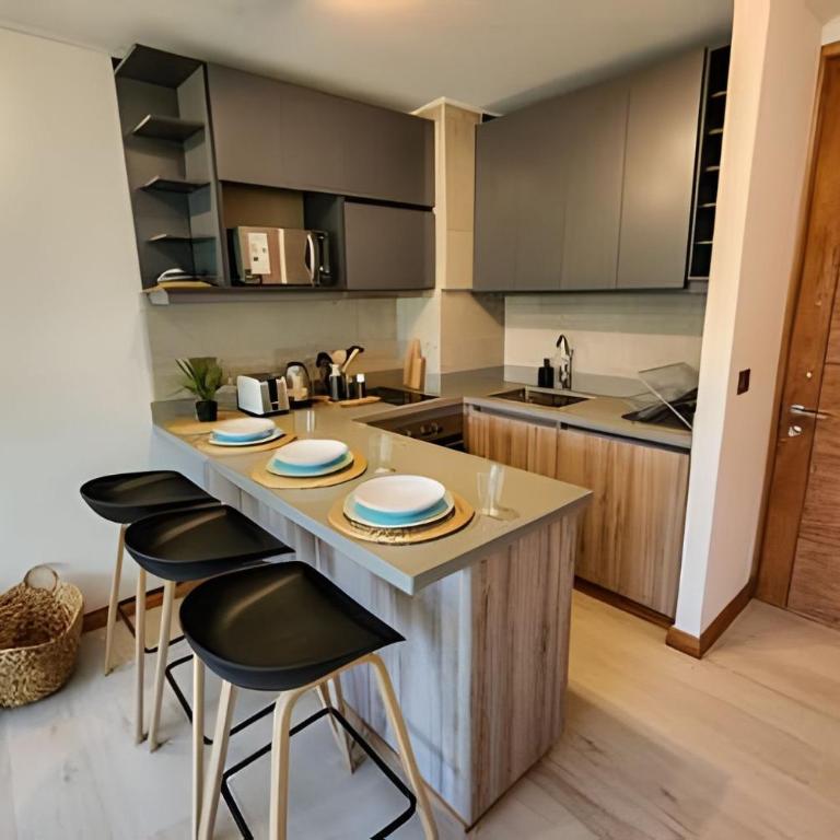 Moderno Edifício Frente al Lago - Apartamento Estudio - 1 cama doble - 16