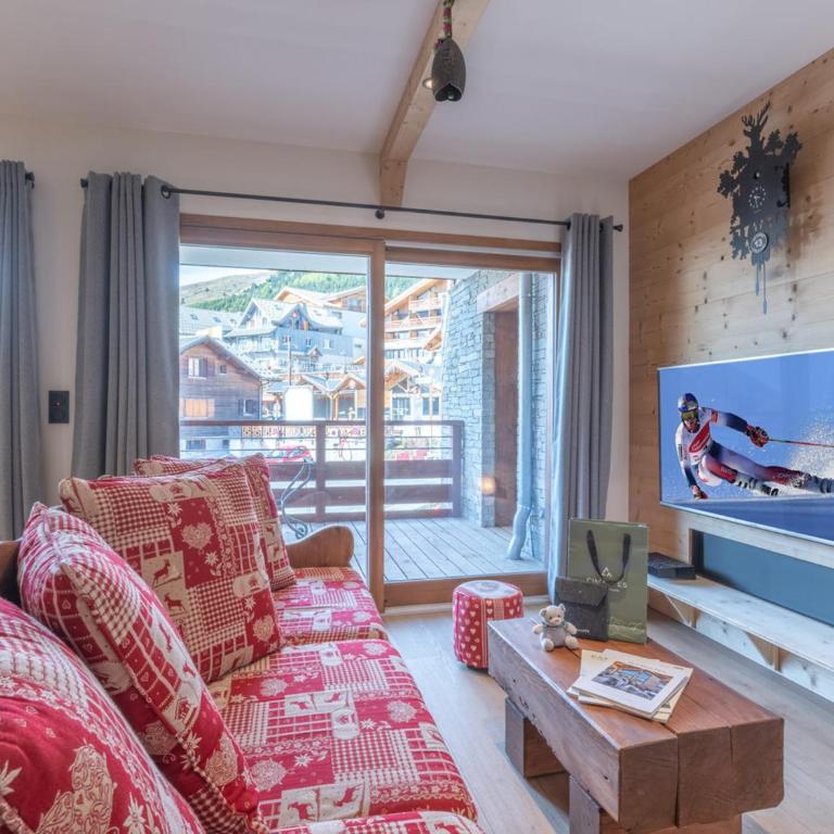Appartement skis aux pieds, 8 pers, parking, Alpe d'Huez - FR-1-645-96 - Appartement - 5