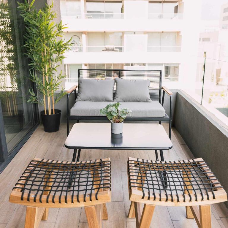 HOM I Muy cerca del Mall Alto Las Condes 2D2B 4PAX - Apartment - 80