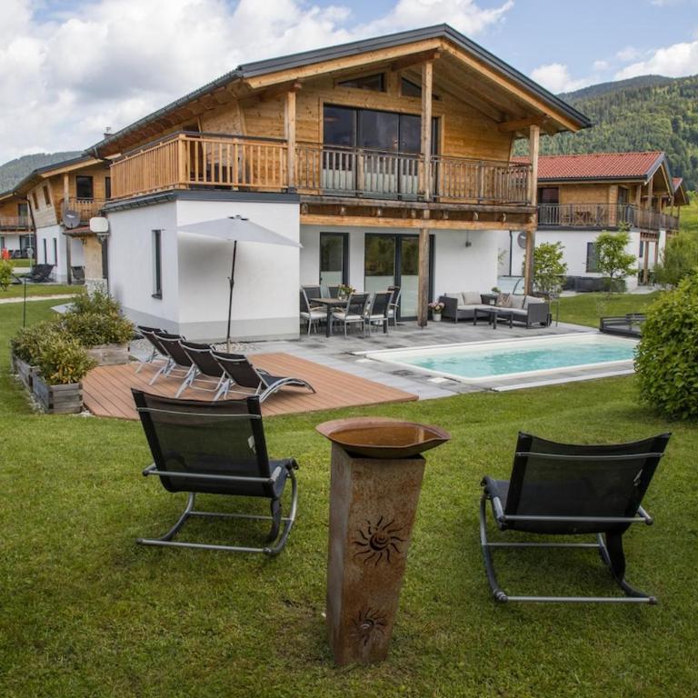 Chalet mit Pool und Bergblick in Inzell - Haus mit 3 Schlafzimmern - 3