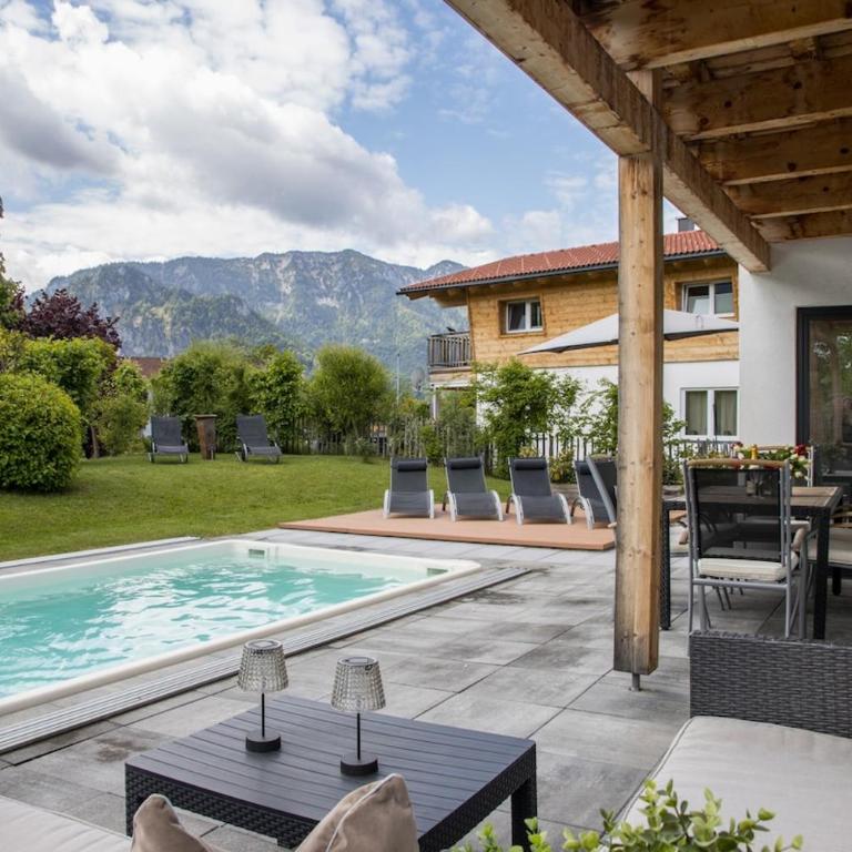 Chalet mit Pool und Bergblick in Inzell - Haus mit 3 Schlafzimmern - 4