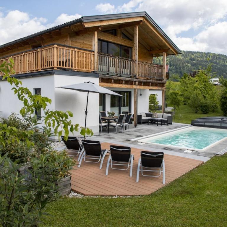 Chalet mit Pool und Bergblick in Inzell - Haus mit 3 Schlafzimmern - 5