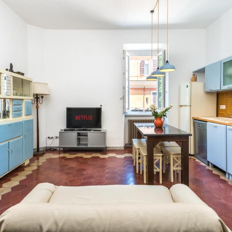 Vaticano-Metro 2 min, Family flat w AC & Wi-Fi - Appartamento con 2 Camere da Letto - 1