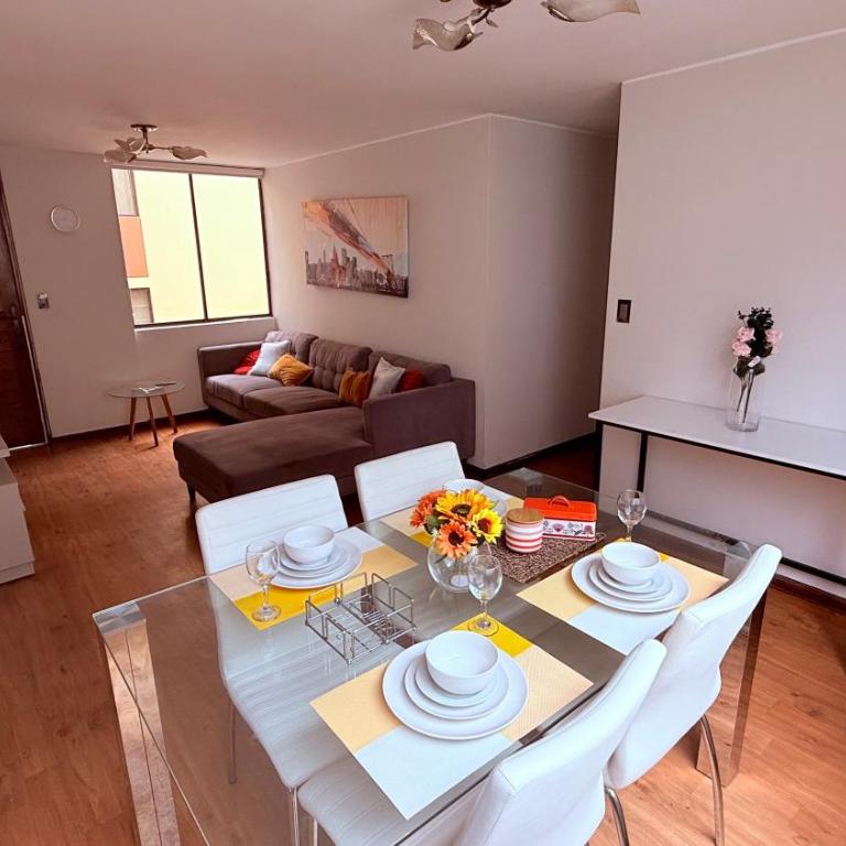 Departamento 2 hab en Lince, wifi 400 Mb y Netflix - Two-Bedroom Apartment - 3