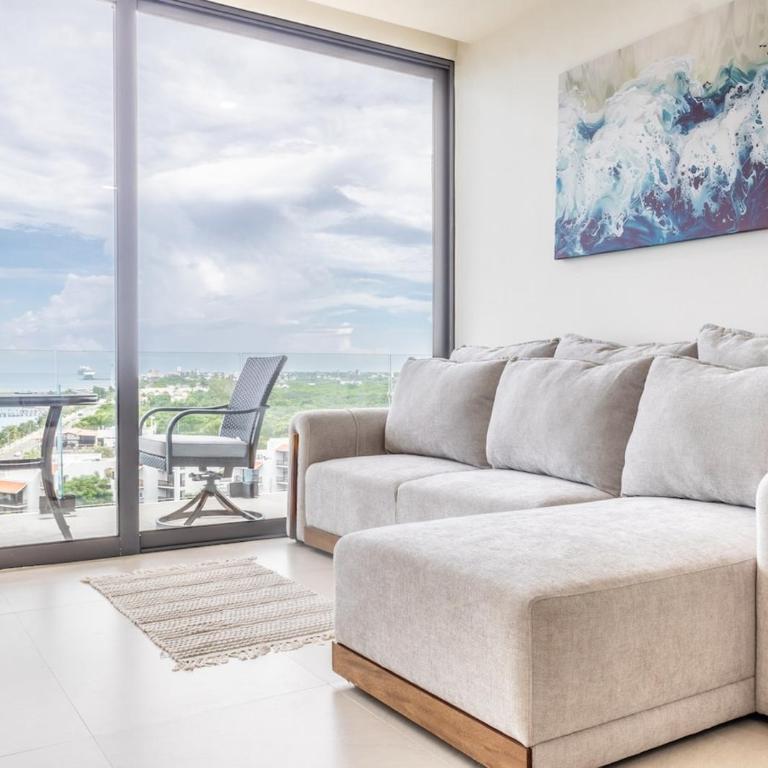 Sea View Getaway Cozumel - Top Floor - Apartamento de 2 dormitorios - Frente al océano - 11