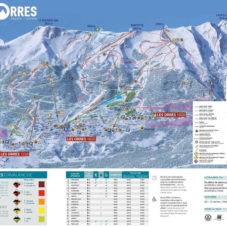 Studio 4 pers au cœur des Orres 1650, accès direct pistes et commerces - FR-1-322-557 - Monolocale - 3