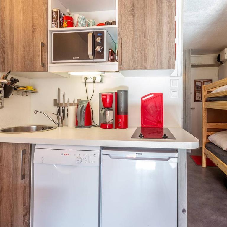 Studio rénové sur les pistes - 4 pers, balcon - Studio - 9