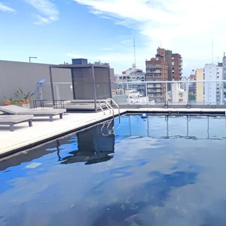 Excelente Studio con piscina en Nuñez - Apartamento de 1 dormitorio - 8