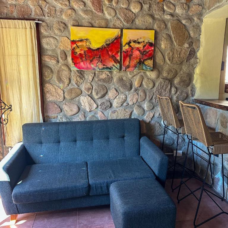Casa de piedra con jardin y pileta - privada - Casa con 1 dormitorio - 3