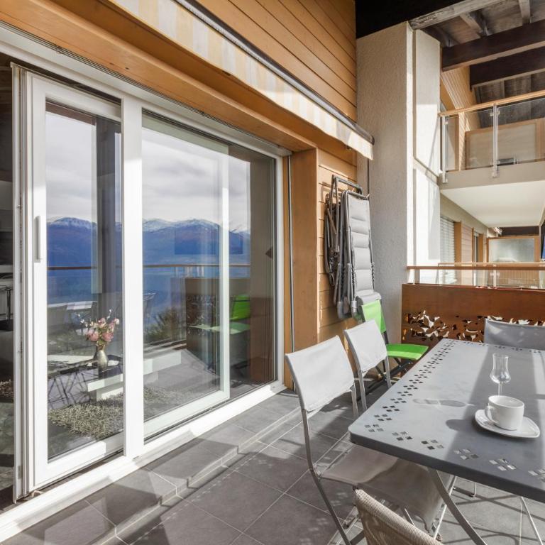 Crans-Montana 6 pers, grand appart rénové avec balcon, vue & parking - Appartement 3 Chambres - 19