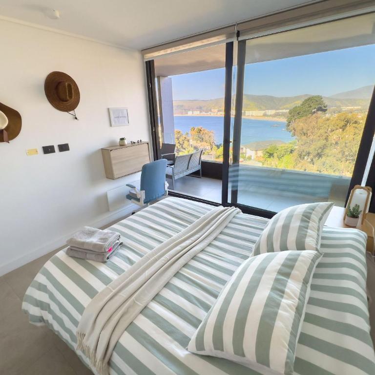 Excelente vista a la bahía de Papudo - Apartment with Sea View - 11