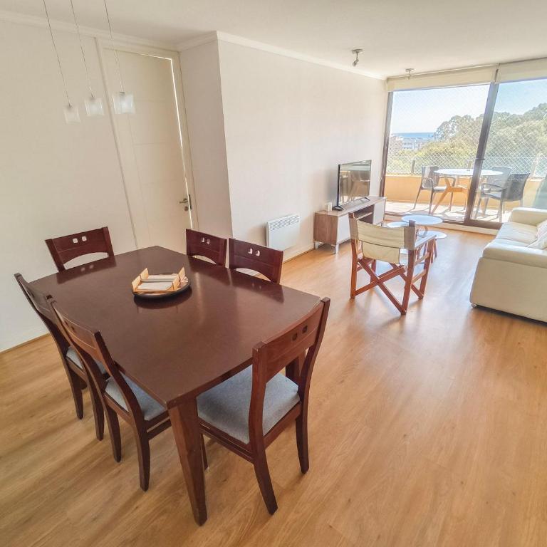 Depto para 5 con vista al mar, bosque y piscina - Apartment with Sea View - 2