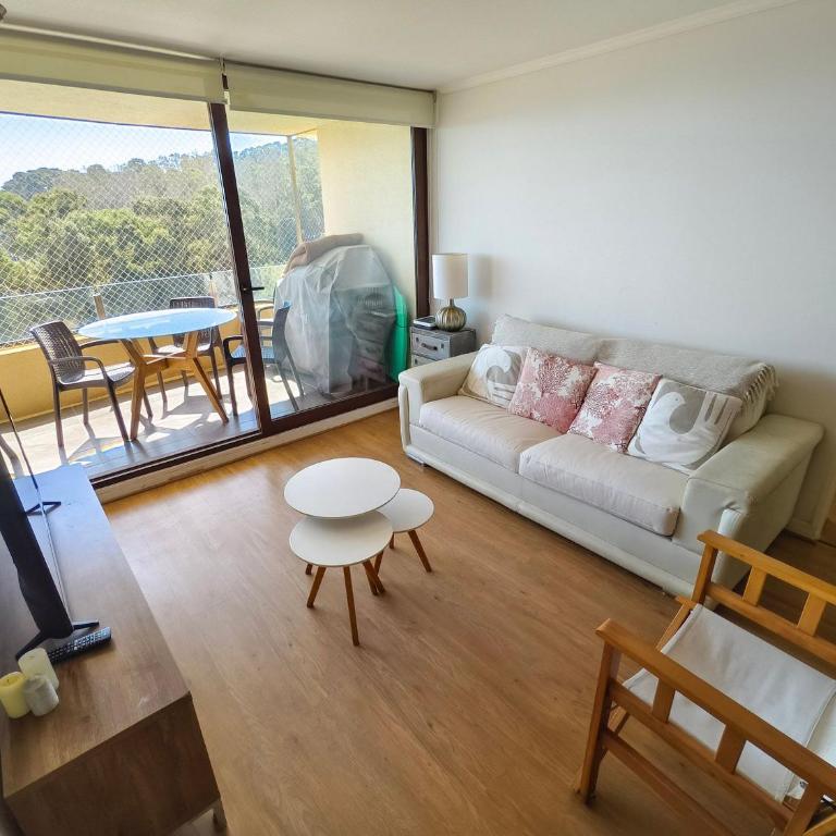 Depto para 5 con vista al mar, bosque y piscina - Apartment with Sea View - 4