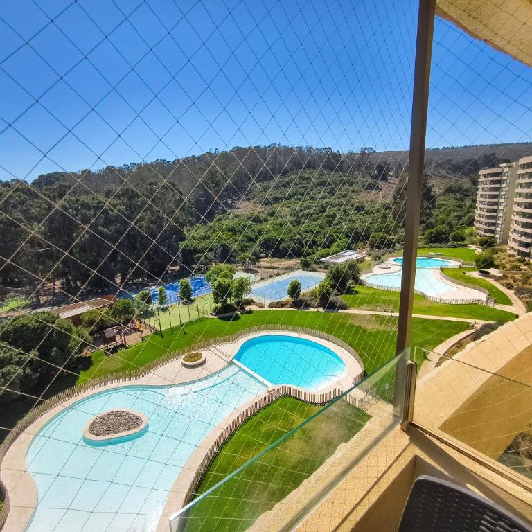 Depto para 5 con vista al mar, bosque y piscina - Apartment with Sea View - 10