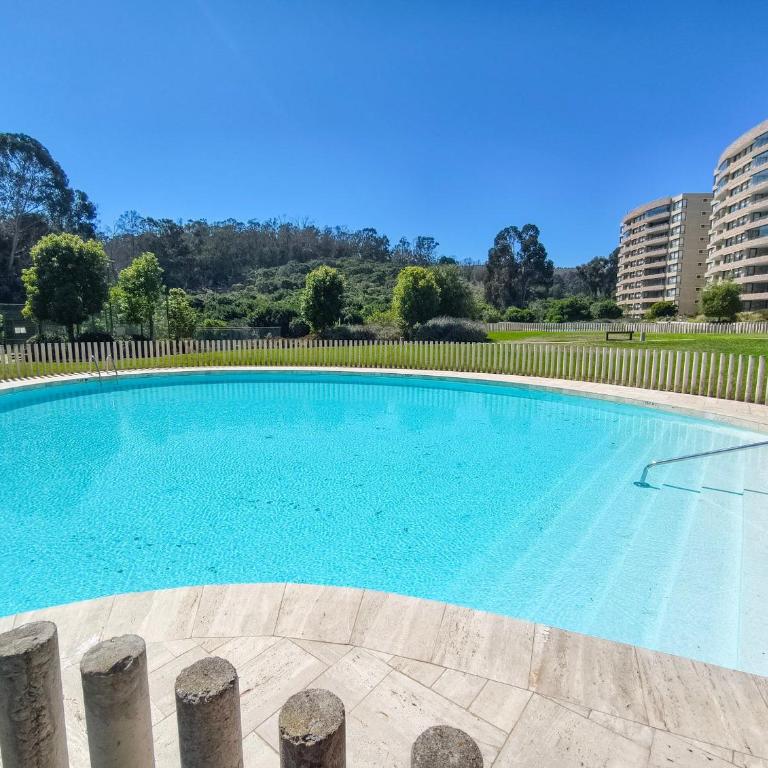 Depto para 5 con vista al mar, bosque y piscina - Apartment with Sea View - 33