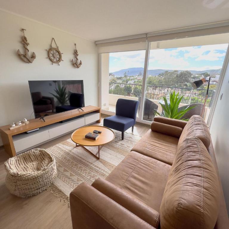 Beach Charm: Sea and Papudo Views - Apartment with Sea View - 4
