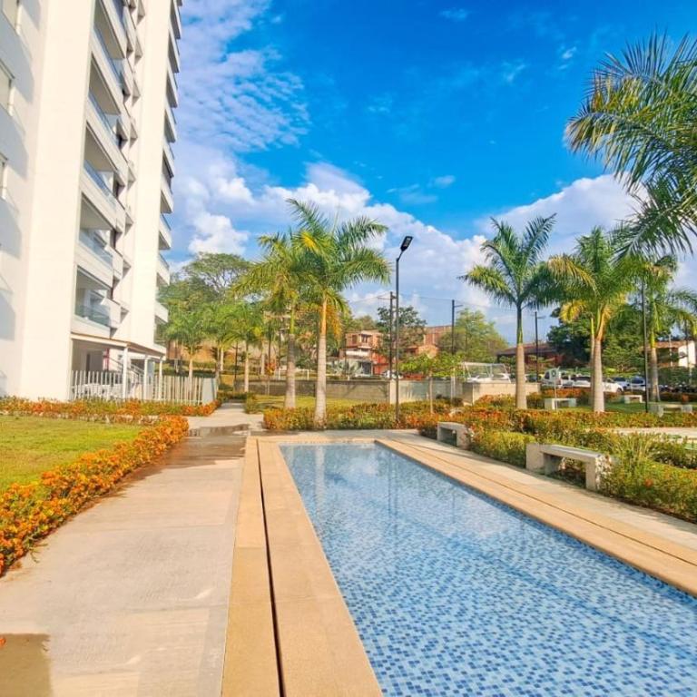 Agradable y confortable apto vacacional en Santa Fé de Antioquia-Colombia dentro de condominio con piscina, tobogán, zonas recreativas, jardines y espectacular vista - Apartamento de 2 dormitorios - 1