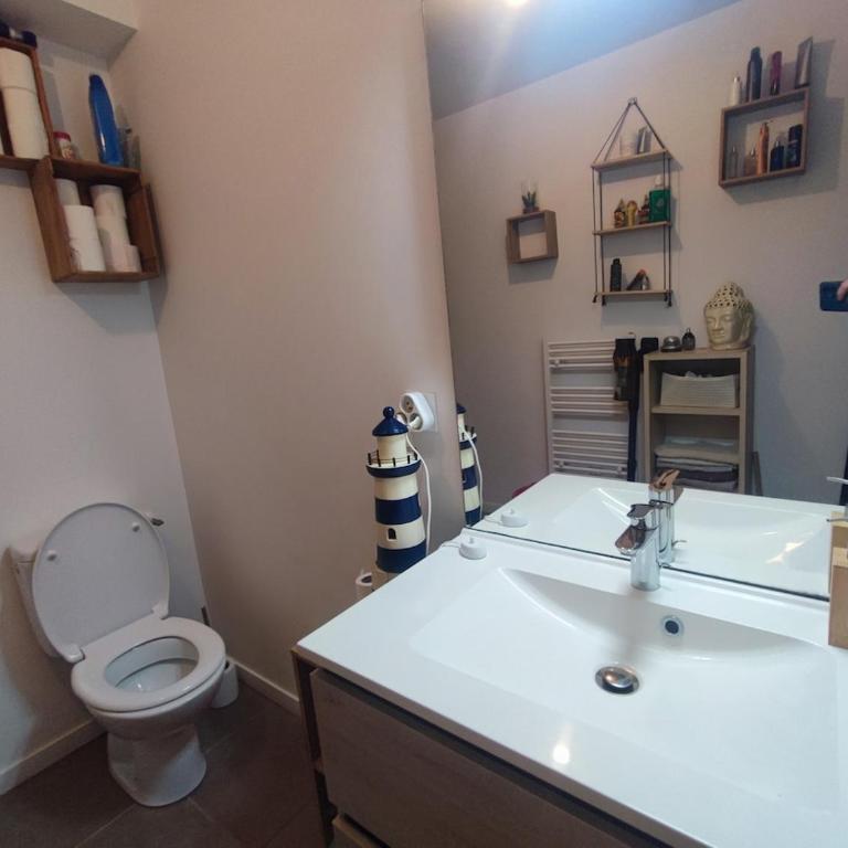 appartement lit 1 personne avec matelas d'appoint 1 personne - Appartement 1 Chambre - 9