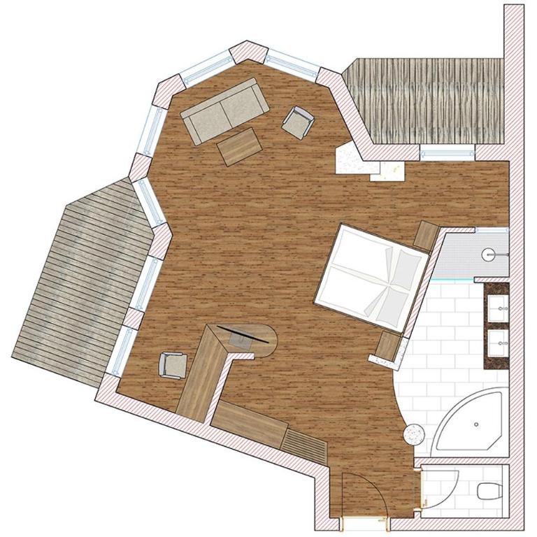 Kristall- & Vitalhotel Bergknappenhof - Suite mit Whirlpool - 4
