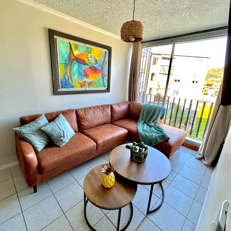 Lindo y cómodo departamento en Dichato - Three-Bedroom Apartment - 4