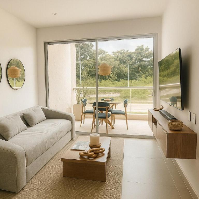 Apto de Ensueño en aguas cristalinas Baía Kristal - One-Bedroom Apartment with Terrace - 7