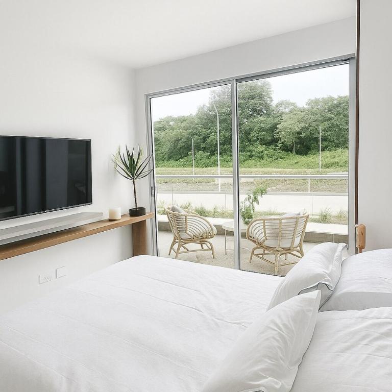 Apto de Ensueño en aguas cristalinas Baía Kristal - One-Bedroom Apartment with Terrace - 14