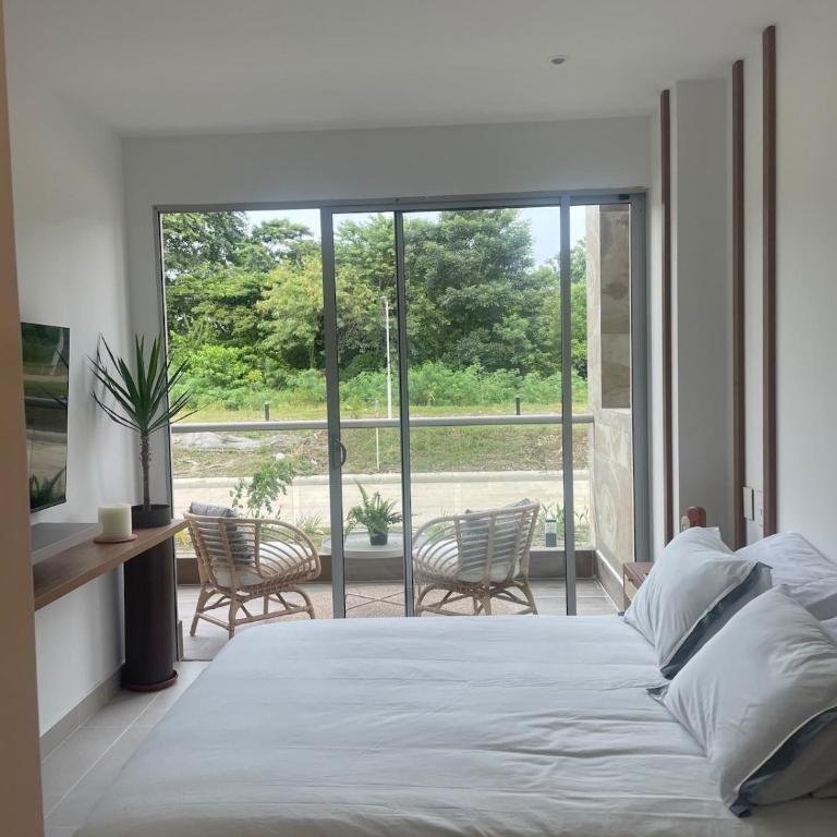 Apto de Ensueño en aguas cristalinas Baía Kristal - One-Bedroom Apartment with Terrace - 15