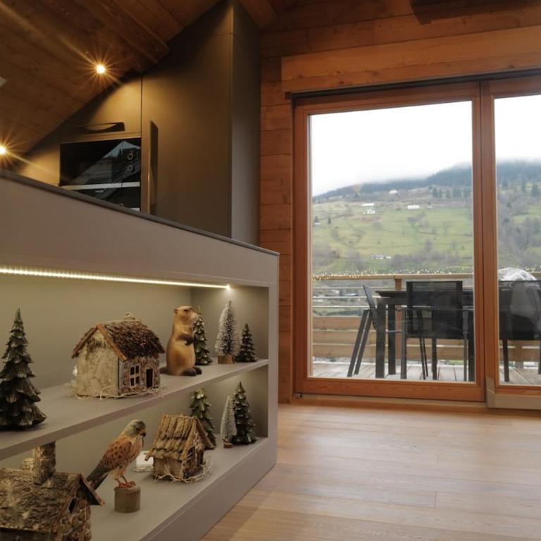 Splendide appartement style chalet classé 4 étoiles, terrasse face à la montagne - Three-Bedroom Apartment - 18