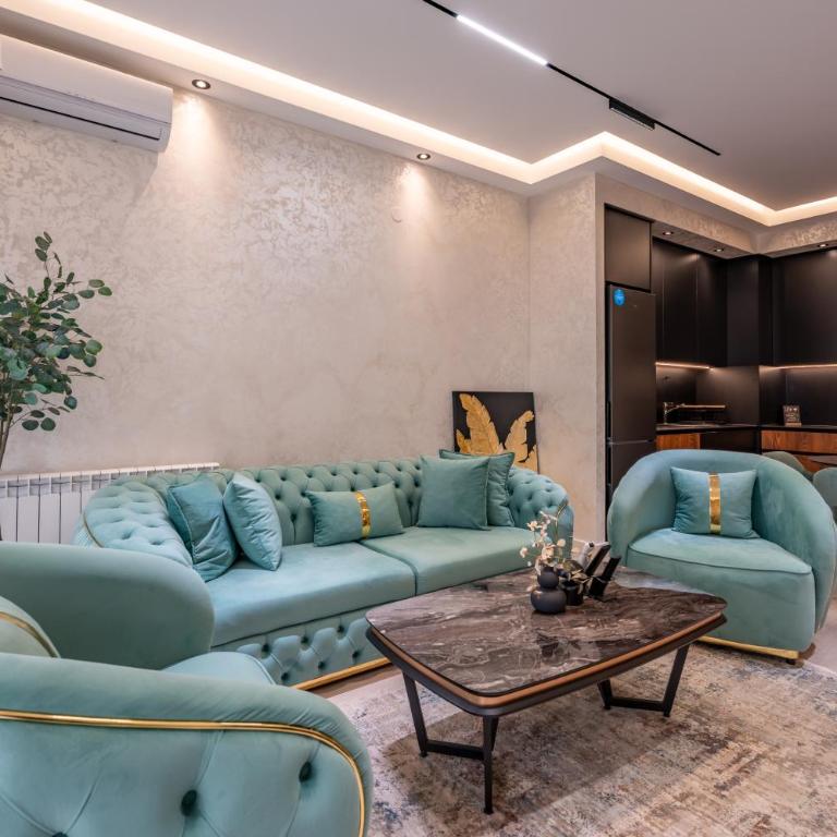 Lux apartment Belgrade Waterfront Savski venac-TC Galerija A1 Residence Bw - Two-Bedroom Apartment - 1