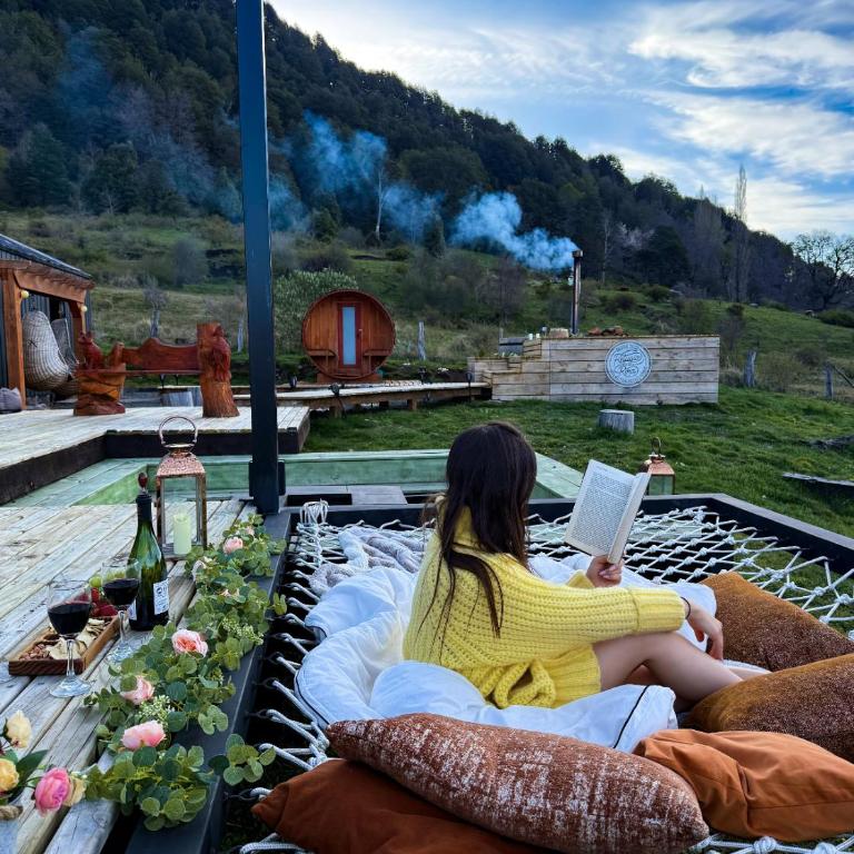 Confortable refugio de monataña con vista al Volcan - Chalet de 2 dormitorios - 5