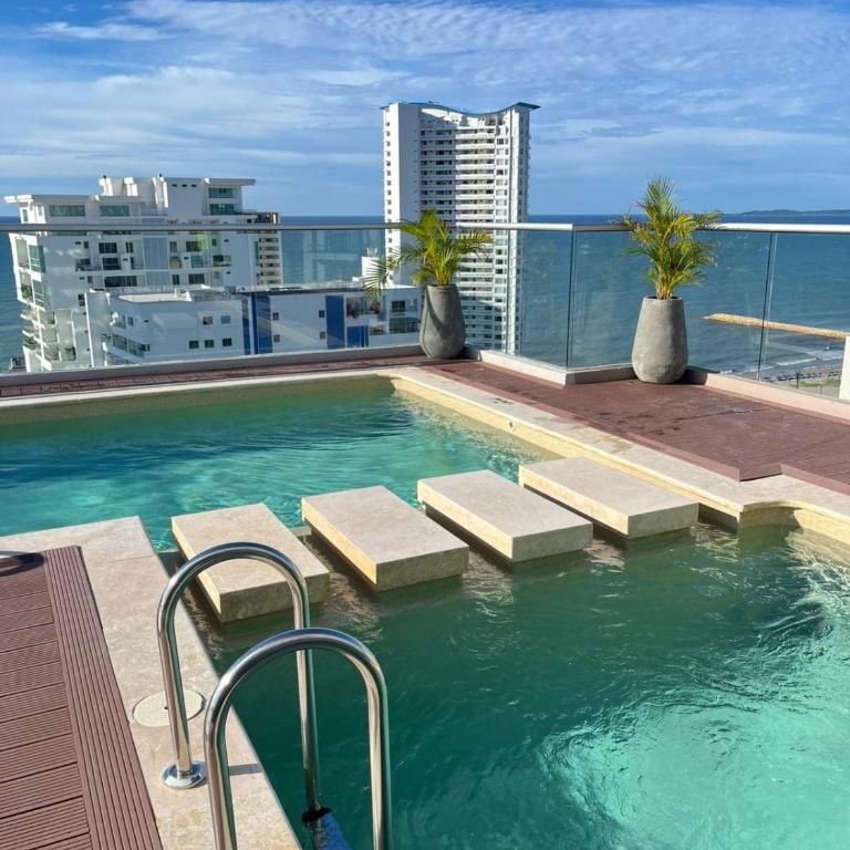 Pool, Beach 3 min, Center 10 min - Apartamento de 2 dormitorios - 1