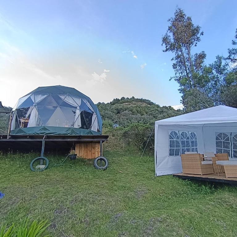 Glamping El Refugio - Habitación Deluxe - 1 cama grande - 4