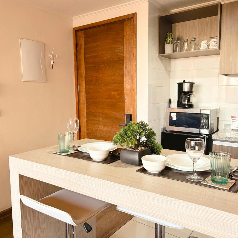 Depto Metro U Chile Santiago Centro - One-Bedroom Standard Apartment - 16