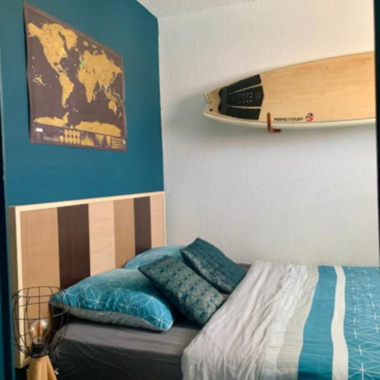 T2 port Cogolin golfe de Saint-Tropez vue mer - Appartement 1 Chambre - 7