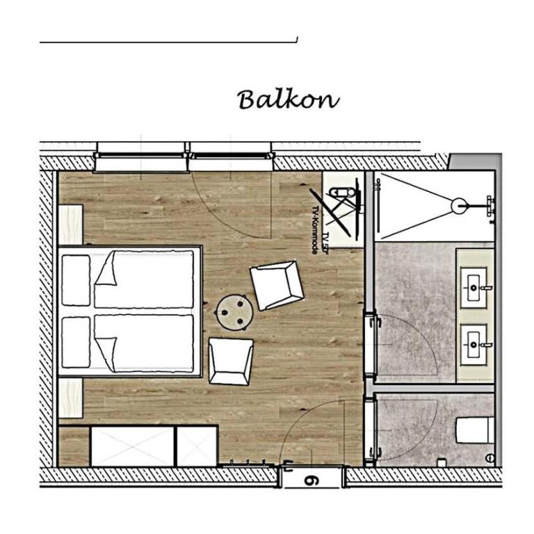 Familienhotel Oberkarteis - Doppelzimmer - 1