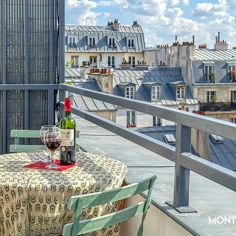 Montmartre vue sur les toits de Paris et la Tour Eiffel - Apartamento de 1 dormitorio - 20