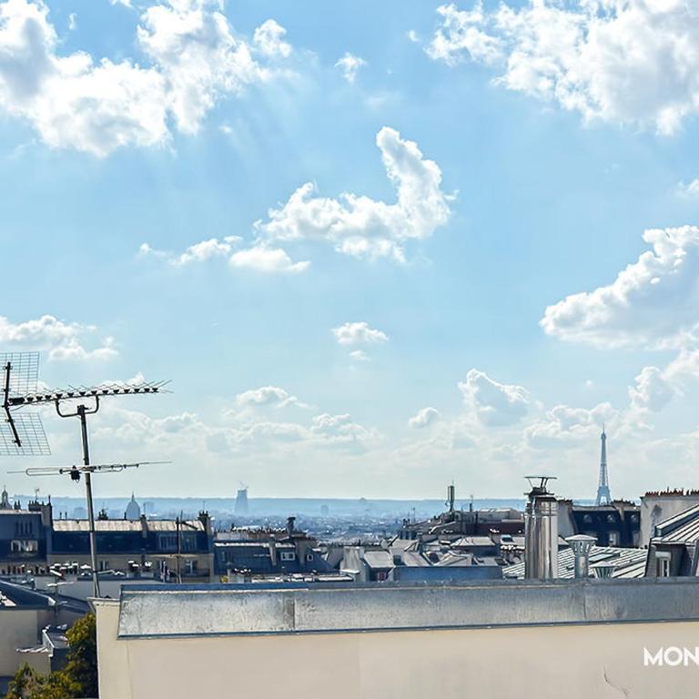 Montmartre vue sur les toits de Paris et la Tour Eiffel - Apartamento de 1 dormitorio - 27