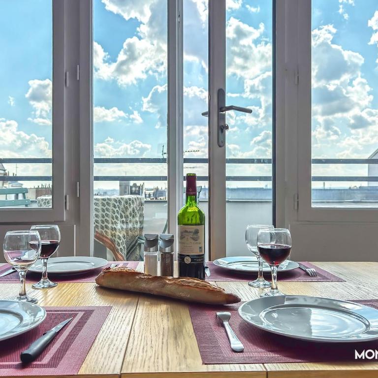 Montmartre vue sur les toits de Paris et la Tour Eiffel - Apartamento de 1 dormitorio - 30
