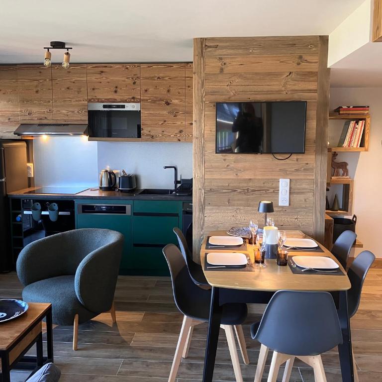 la Plagne Montalbert - Appt 2 chambres pour 6 pers - parking - Apartment mit 2 Schlafzimmern - 9